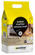 WEBER MORTIER CHRONO GRIS SAC DE 5KG